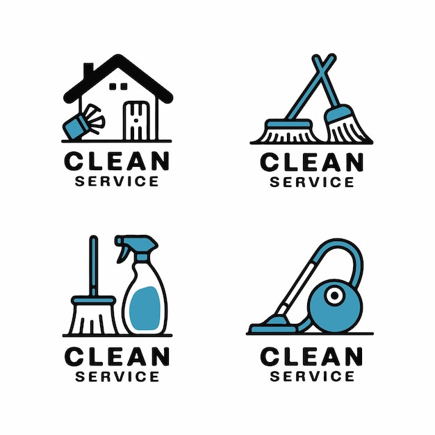Logotipo moderno para expertos en limpieza