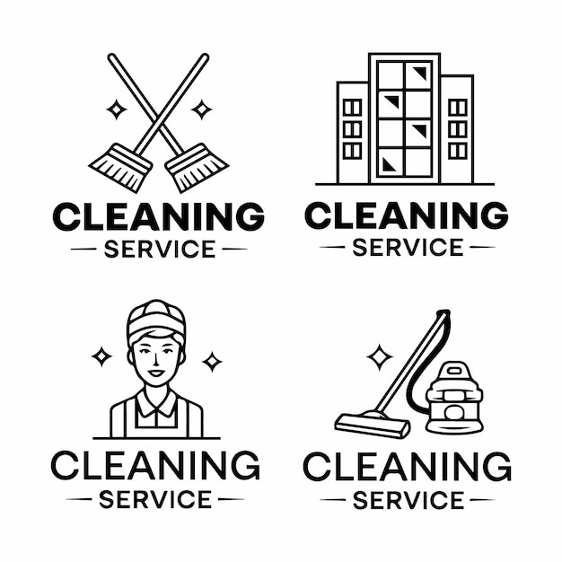 Logotipo moderno para expertos en limpieza