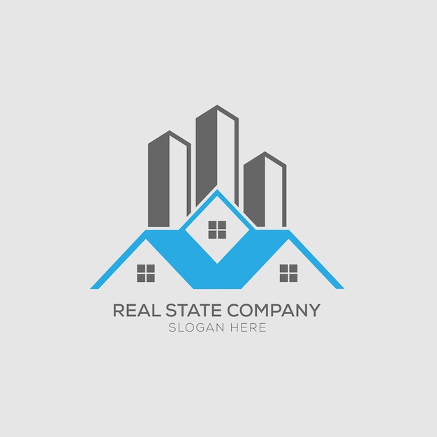 Logotipo de moderno de inmobiliaria