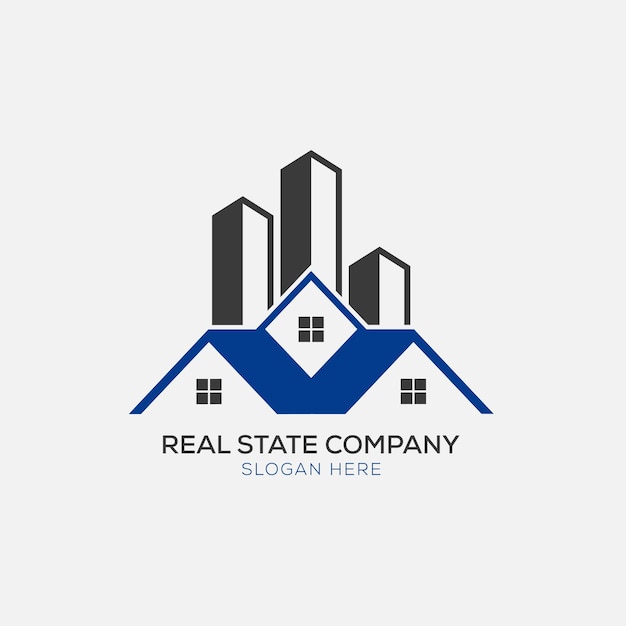 Logotipo de moderno de inmobiliaria