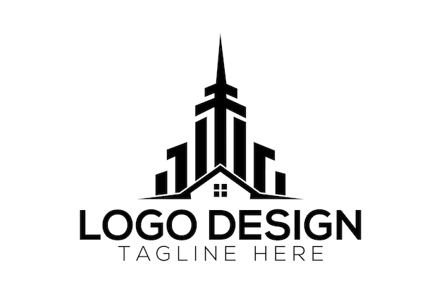 Logotipo moderno inmobiliario