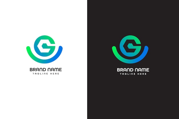 Logotipo moderno de letra G