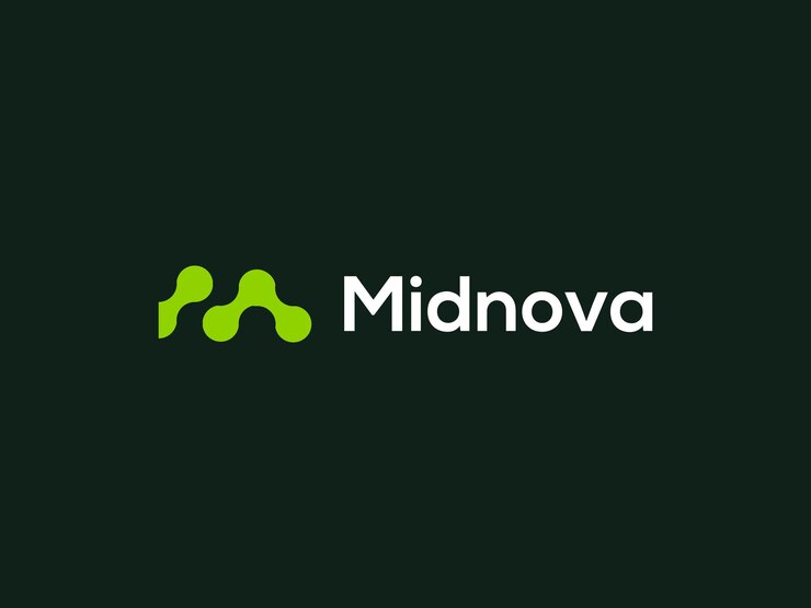 Logotipo moderno de letra M