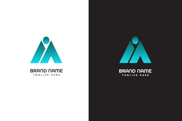 Logotipo moderno de letra M