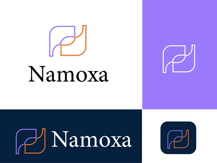 El logotipo moderno de la letra N