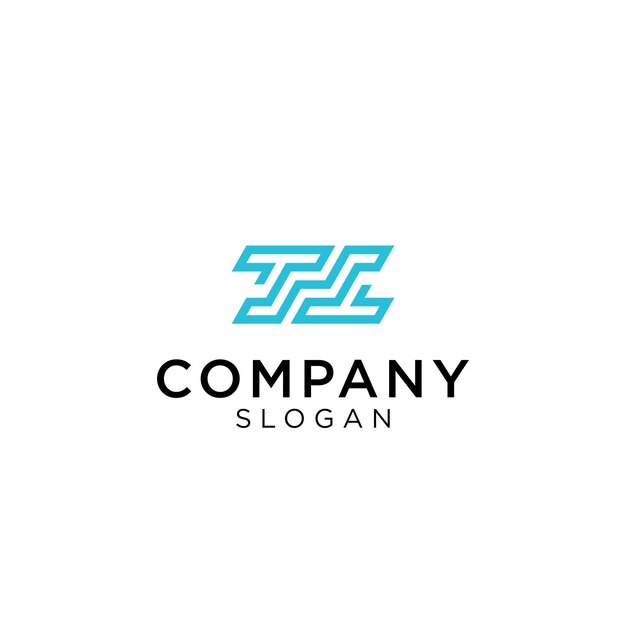 logotipo moderno de la letra TS o ST