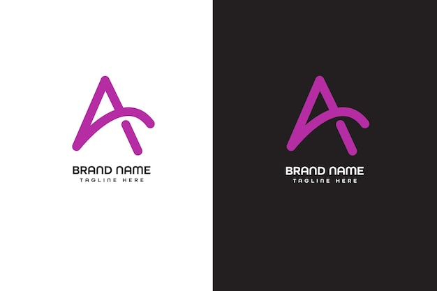 Un logotipo moderno de letras