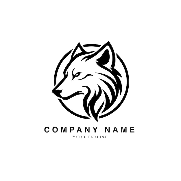 El logotipo moderno del lobo