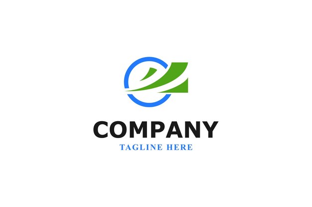El logotipo moderno y minimalista del círculo de viento