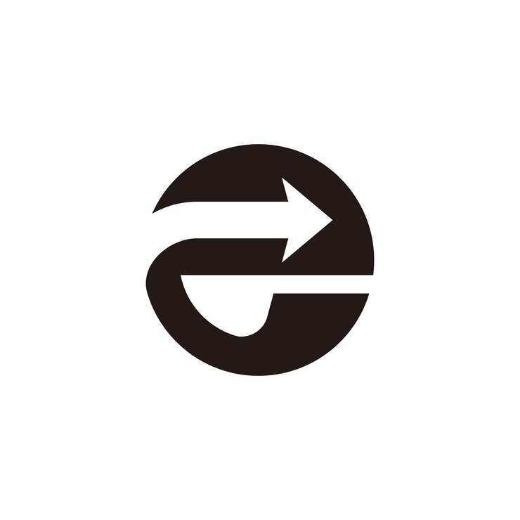 Logotipo moderno y minimalista de la letra Z Flecha El icono de la flecha ubicado en la letra inicial Z representa