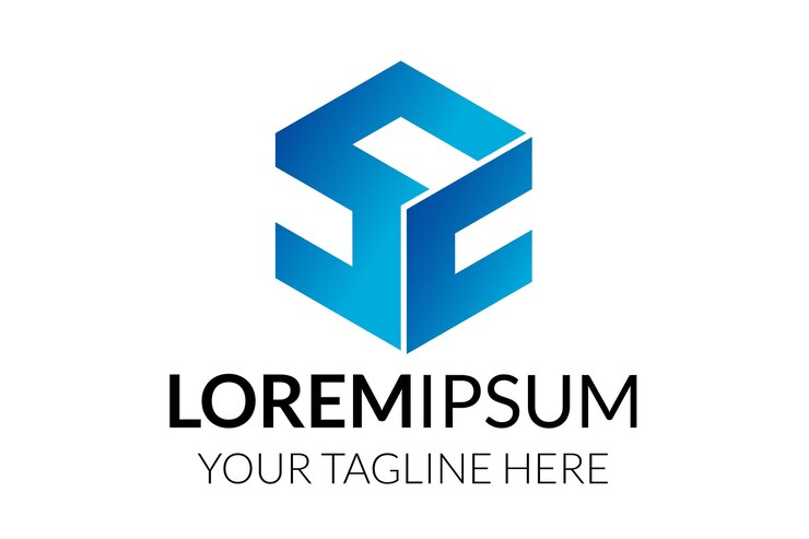 Vector logotipo moderno minimalista súper criptográfico