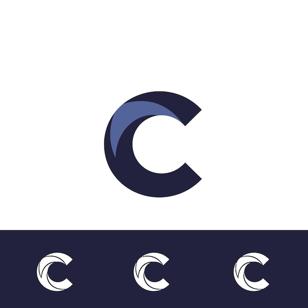 El logotipo moderno de la onda C
