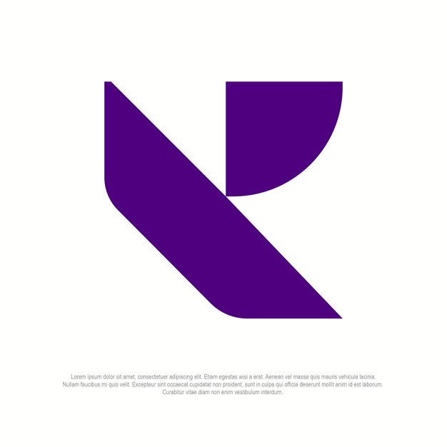 Logotipo moderno R