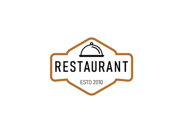 Logotipo moderno del restaurante. Plantilla de logotipo de restaurante.