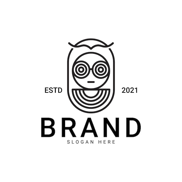 Logotipo de momia, adecuado para el logotipo de su empresa.