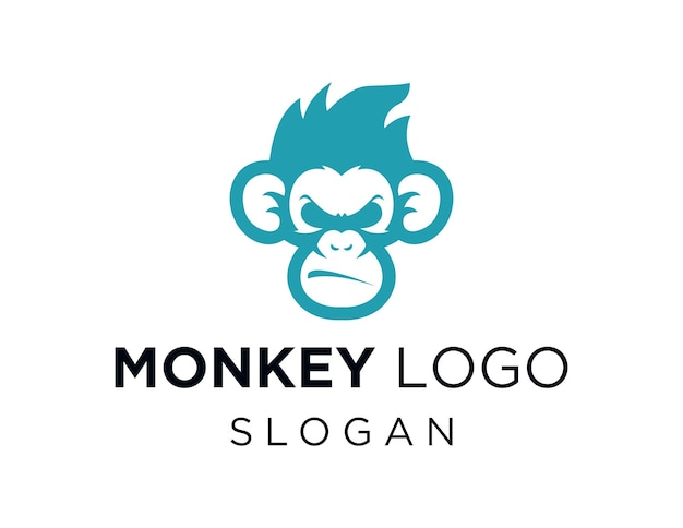 Logotipo de mono sobre un fondo blanco.
