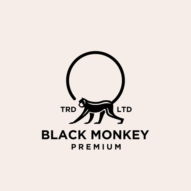 Logotipo de mono vintage premium