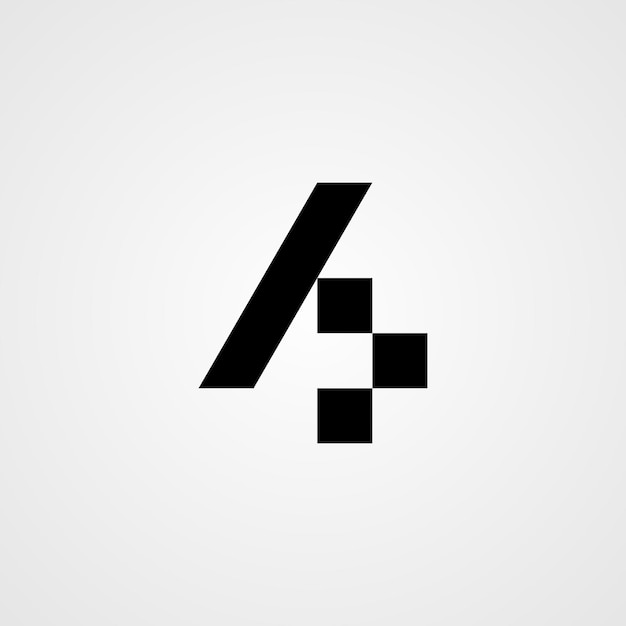 Logotipo monocromo Logotipo en blanco y negro Logotipo en escala de grises Logotipo de un solo color Vector de logotipo minimalista