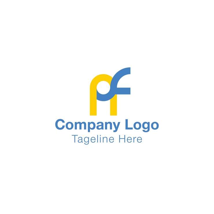 Vector el logotipo del monograma af