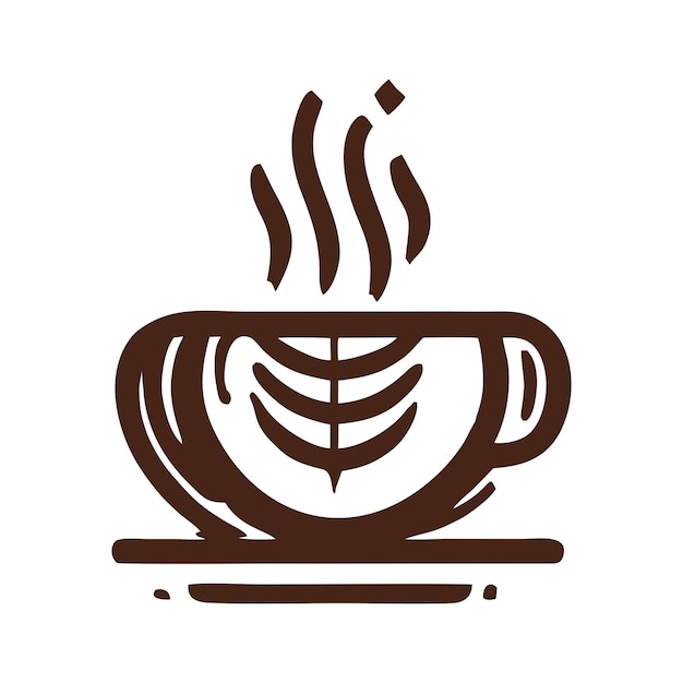 Logotipo de monograma de café 18