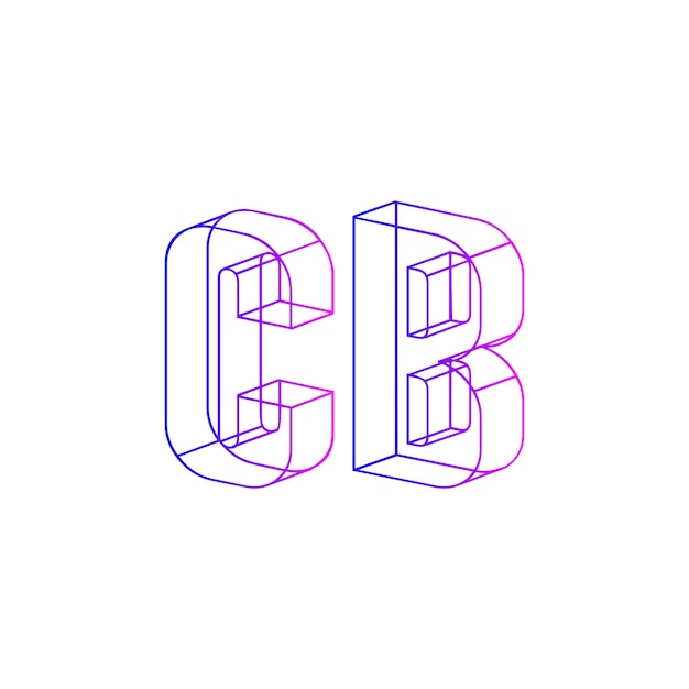logotipo del monograma cb