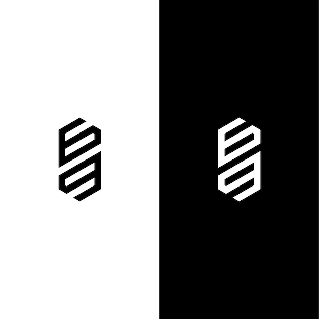logotipo de monograma con concepto 69