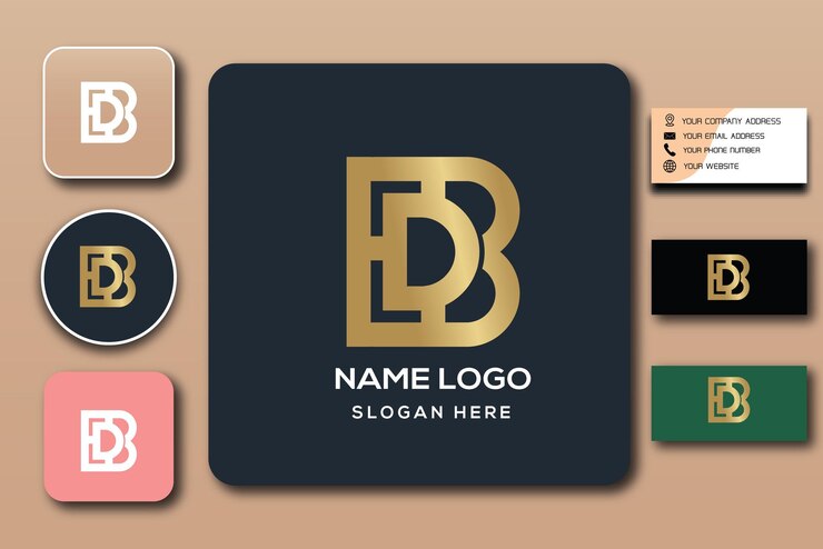 logotipo del monograma db