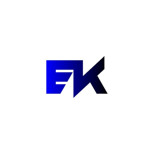 el logotipo del monograma ek