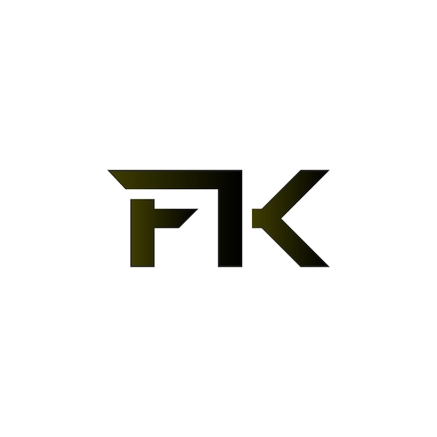 El logotipo del monograma fk