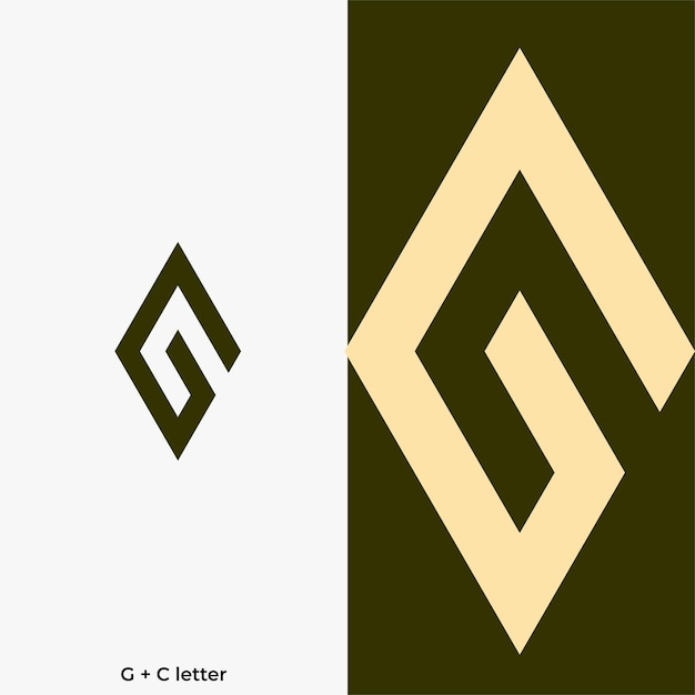 Logotipo del monograma g y c