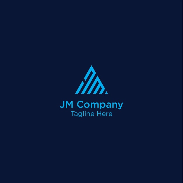 Logotipo del monograma JM