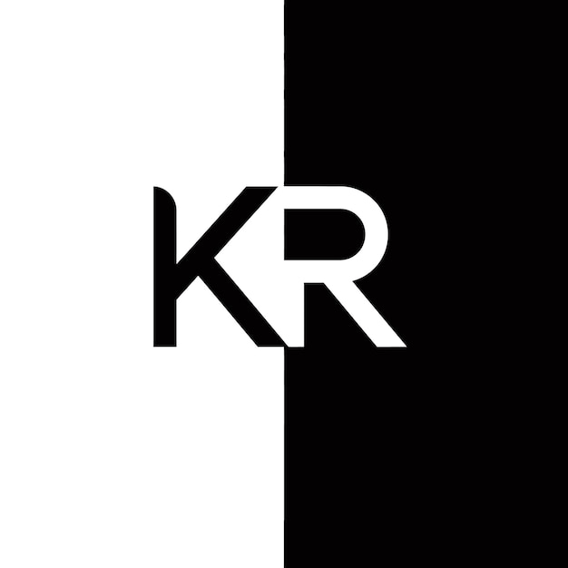 El logotipo del monograma KR