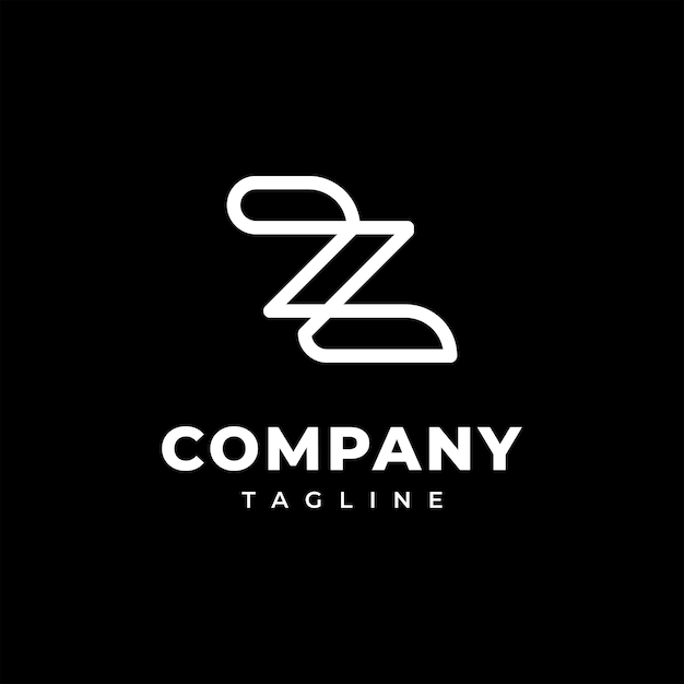 Logotipo de monograma con letra Z
