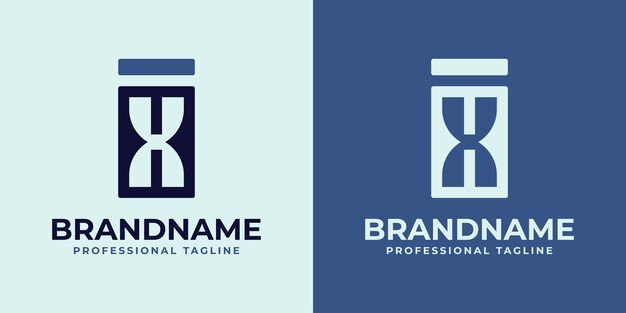 El logotipo del monograma de letras IX es adecuado para cualquier empresa con las iniciales XI o IX