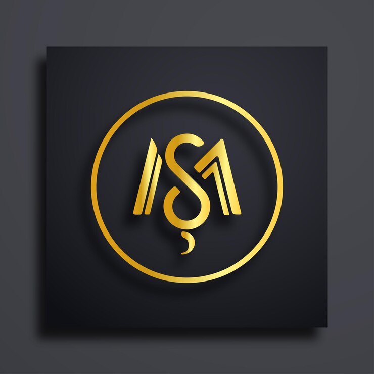 logotipo de monograma m y z en degradado dorado