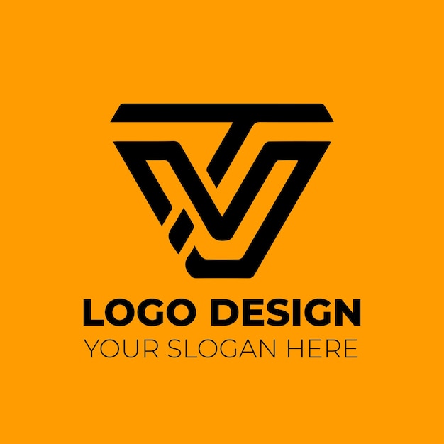 Vector logotipo de monograma de moda para deportes de gimnasio y diseño de marcas de fitness