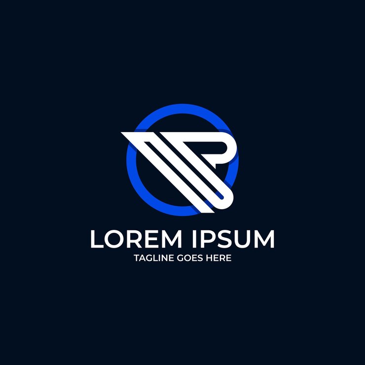 Vector logotipo de monograma n y p