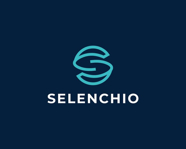 Logotipo de monograma simple de letra N