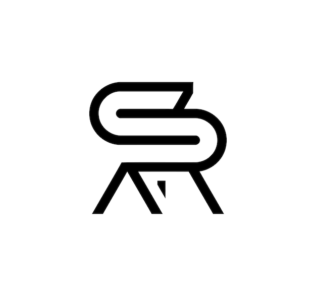 El logotipo del monograma SR