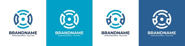 Logotipo de monograma de tecnología global Letter DD adecuado para cualquier empresa con iniciales D o DD