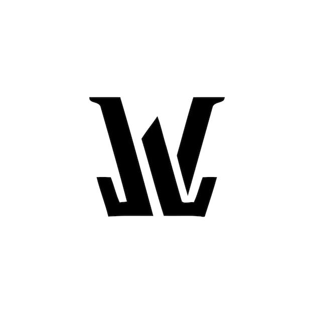 El logotipo del monograma WL