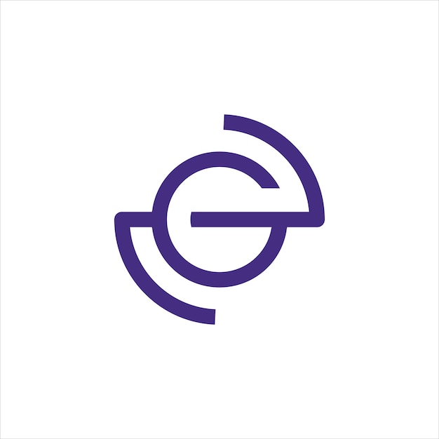 un logotipo de monograma ZG o GZ inicial que consta de las letras Z y G