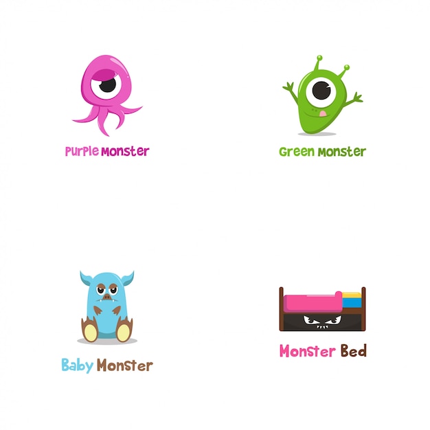 Logotipo monstruo
