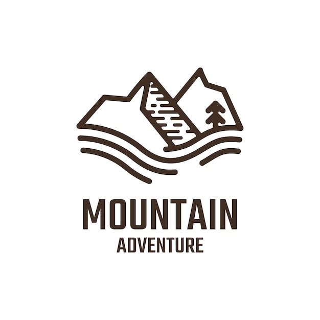 Logotipo de montaña