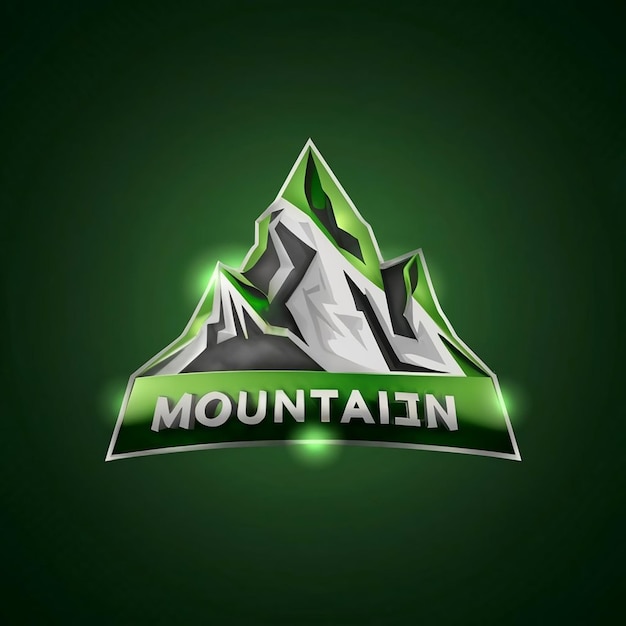 Vector el logotipo de la montaña