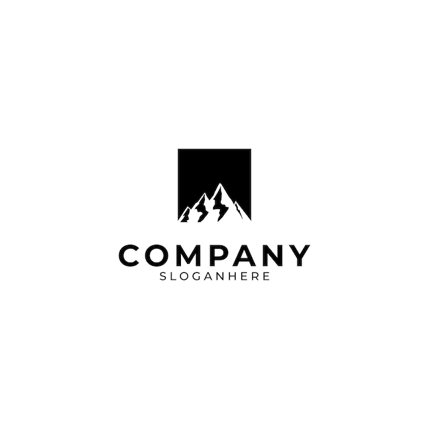 El logotipo de la montaña