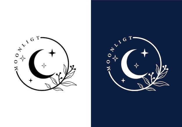 El logotipo de Moonlight es adecuado para todos los símbolos comerciales