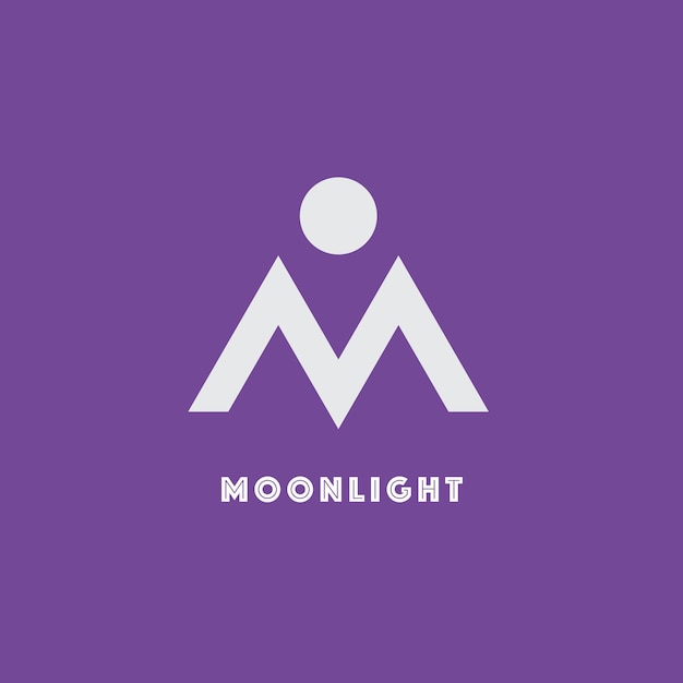 Logotipo de Moonlight para identidad empresarial