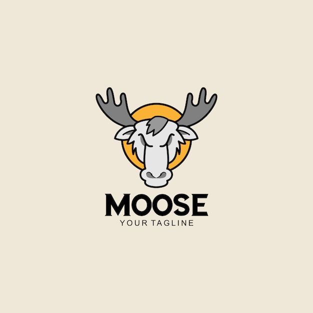 Logotipo de moose listo para usar