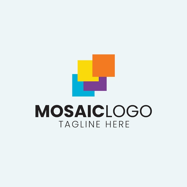 Logotipo de mosaico para azulejos y otros negocios